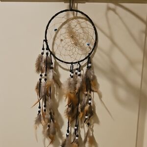 Bohemian Dreamcatcher with Feathers